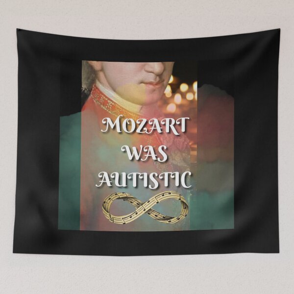 Item preview, Mozart & Autism  designed and sold by CoffeeAndComicsCreations.