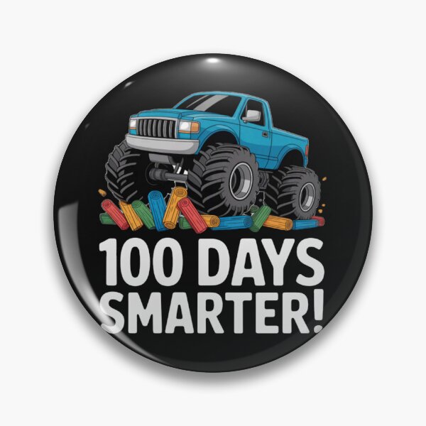 Item preview, 100 Days of School Monster Truck 100th Day of School Boys designed and sold by JenniferHoust64.