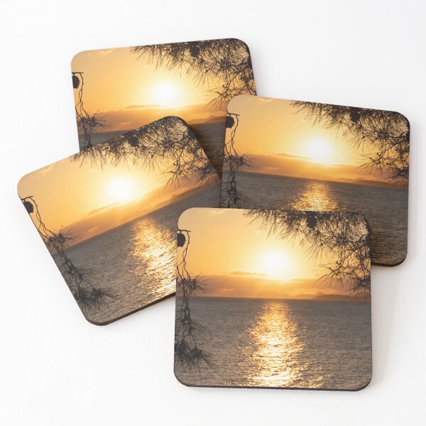 Item preview, Croatian Pine Sunset Seascape designed and sold by hawkie.