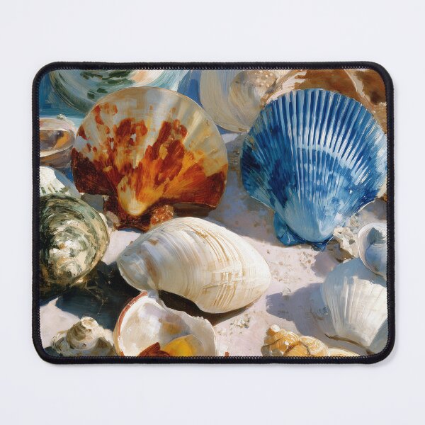 Item preview, Assortment of Seashells on Beach designed and sold by lautir.
