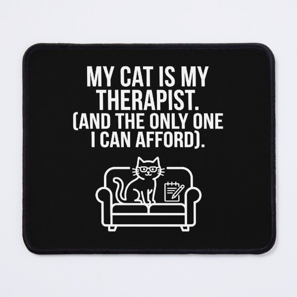 Item preview, My Cat Is My Therapist - Funny Cat Lover designed and sold by TextCrew.