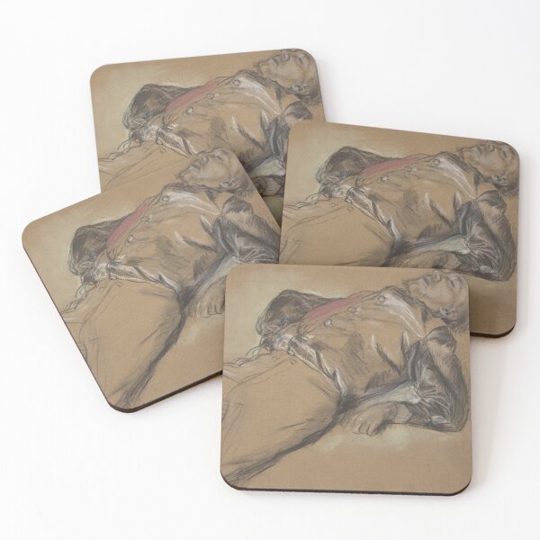 Item preview, Edgar Degas Poster: Fallen Jockey Study for Scene From the Steeplechase: Figurative Sketch designed and sold by artofuniverse.