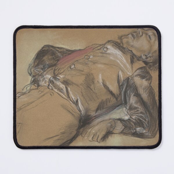 Item preview, Edgar Degas Poster: Fallen Jockey Study for Scene From the Steeplechase: Figurative Sketch designed and sold by artofuniverse.