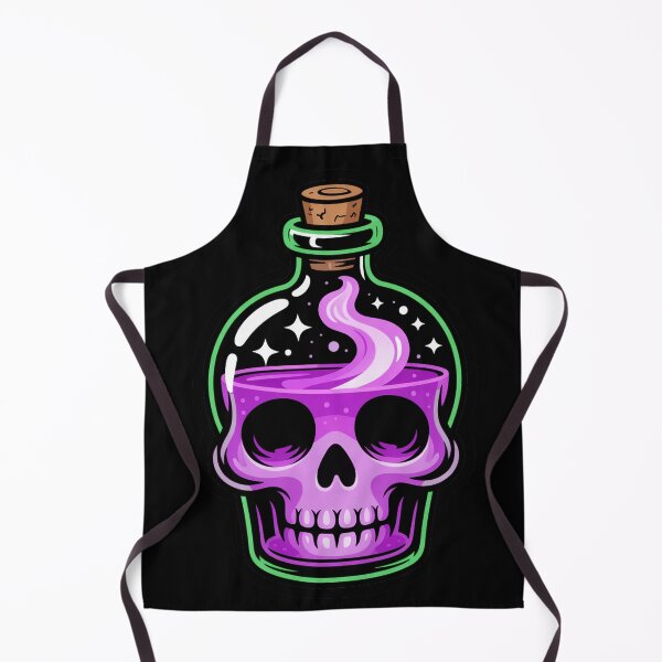 Item preview, Bottle Skull purple Elixire designed and sold by YounexxART.