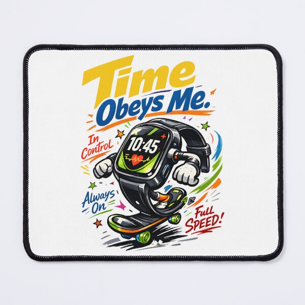 Item preview, Time Obeys Me | Skateboarding Smartwatch Graffiti Art & Motivational Streetwear Design by Vivaan Studio designed and sold by Vivaan Studio.