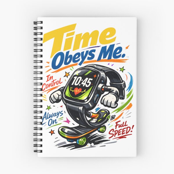 Item preview, Time Obeys Me | Skateboarding Smartwatch Graffiti Art & Motivational Streetwear Design by Vivaan Studio designed and sold by Vivaan Studio.