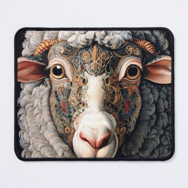 Item preview, Intricate Sheep Portrait designed and sold by lautir.