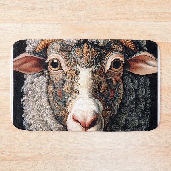 Item preview, Intricate Sheep Portrait designed and sold by lautir.