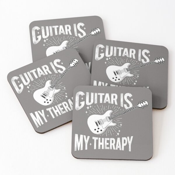 Item preview, Guitar Is My Therapy - National Guitar Day designed and sold by Art-Arcade6.