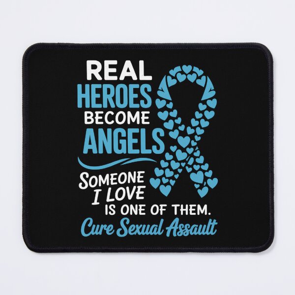 Item preview, Real Heroes Become Angels Cure Sexual Assault designed and sold by gourpmerzihd.
