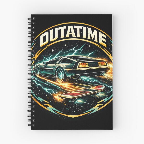 Item preview, Outatime Time Travel Car Inspired Tee designed and sold by Retr0Tshirts.