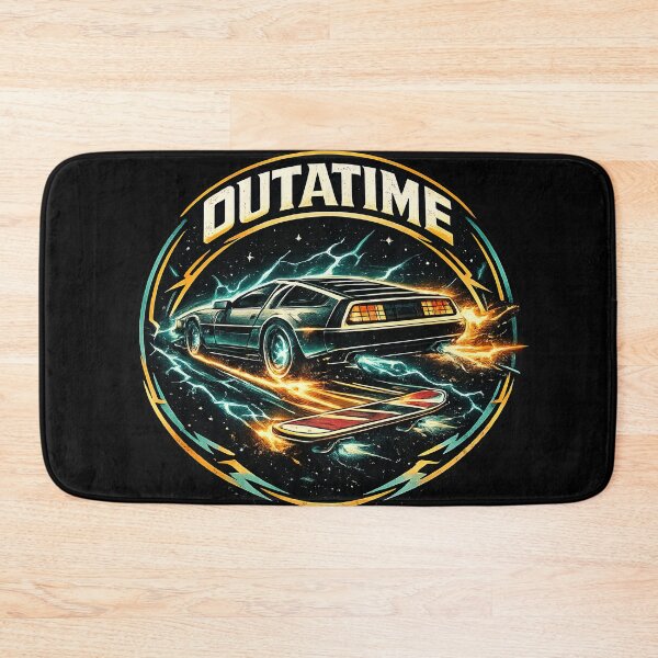 Item preview, Outatime Time Travel Car Inspired Tee designed and sold by Retr0Tshirts.
