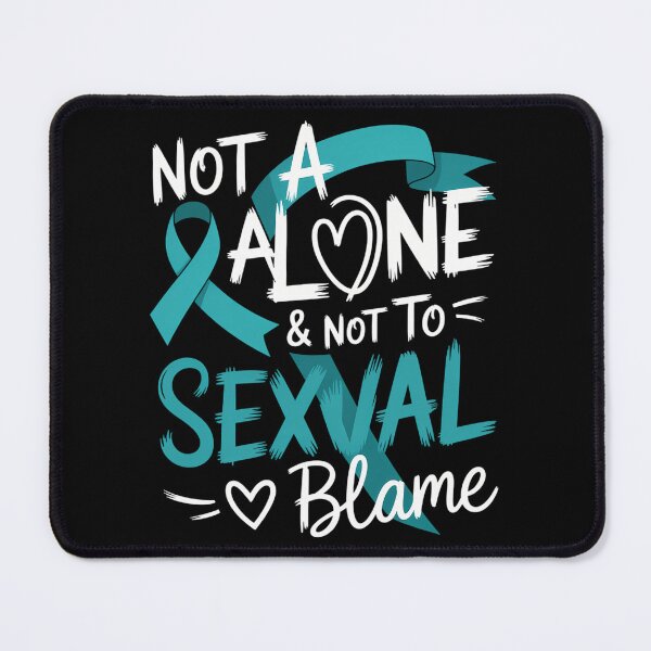 Item preview, Not Alone Not To Blame Sexual Assault Awareness Teal Ribbon designed and sold by gourpmerzihd.