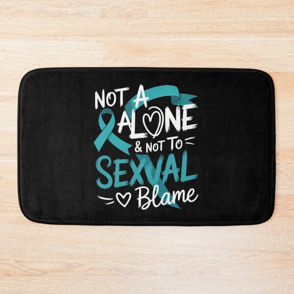 Item preview, Not Alone Not To Blame Sexual Assault Awareness Teal Ribbon designed and sold by gourpmerzihd.