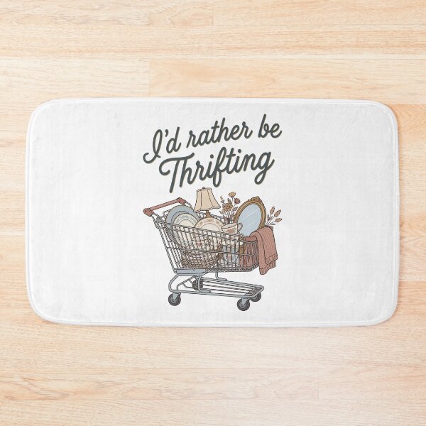 Item preview, I'd Rather be Thrifting Secondhand Thrift Store designed and sold by pansak.