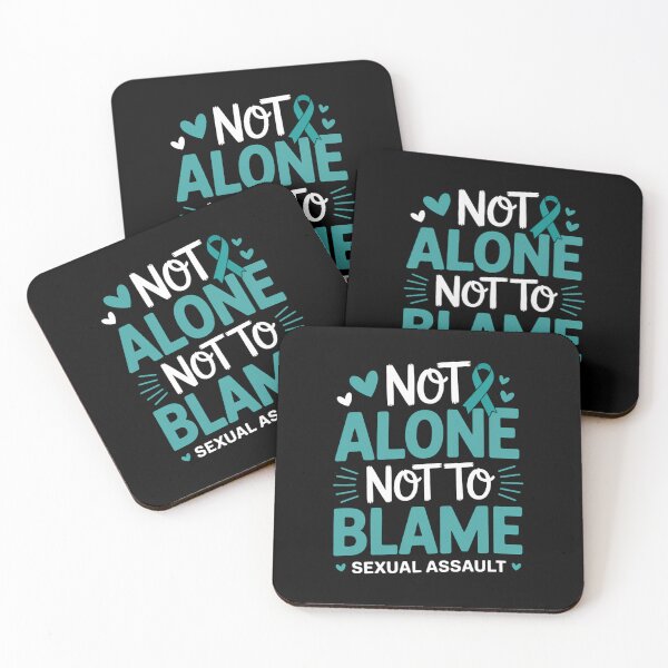 Item preview, Not Alone Not To Blame Sexual Assault Awareness Month. designed and sold by gourpmerzihd.