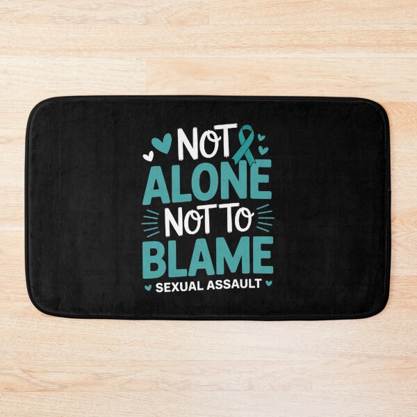 Item preview, Not Alone Not To Blame Sexual Assault Awareness Month. designed and sold by gourpmerzihd.