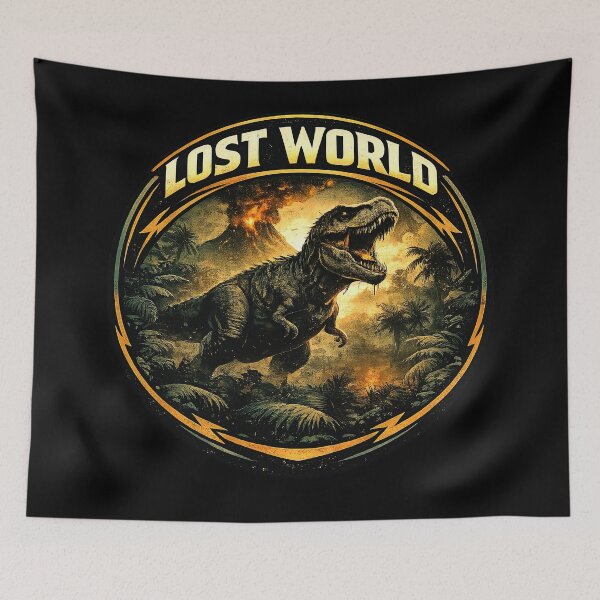 Item preview, Prehistoric Dinosaur Adventure Lost World designed and sold by Retr0Tshirts.