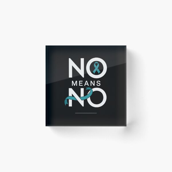 Item preview, No Means No Sexual Assault Awareness Month designed and sold by gourpmerzihd.