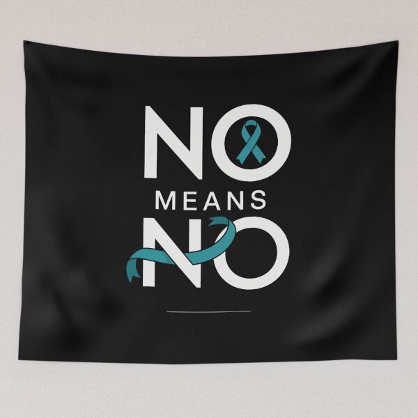 Item preview, No Means No Sexual Assault Awareness Month designed and sold by gourpmerzihd.