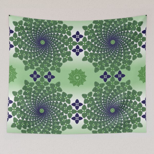Item preview, Green Life Harmony Mandala designed and sold by OIL Pattern Design .