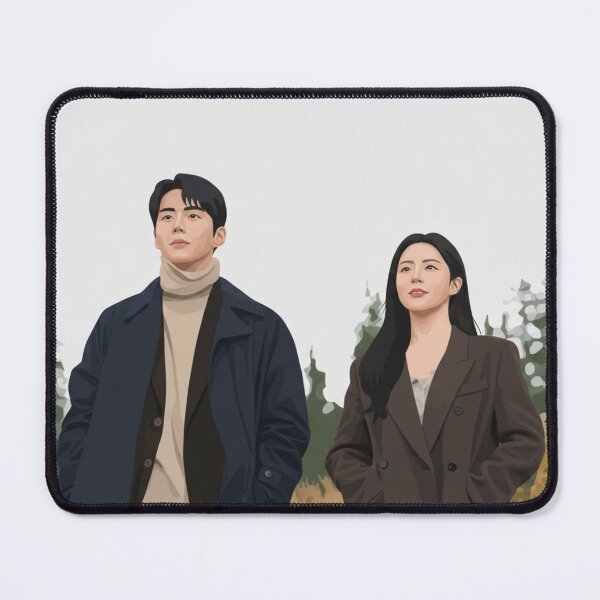 Item preview, Joo Ho Jin & Cha Mu Hee Fanart | Can This Love Be Translated K-Drama Couple Illustration designed and sold by Fandom Universe.