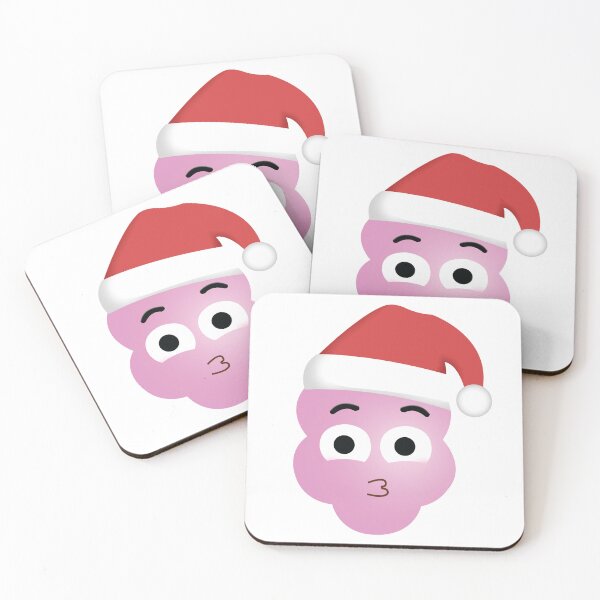 Item preview, PINK POPCORN EMOJI WITH SANTA HAT designed and sold by POPCORN EMOJIS.