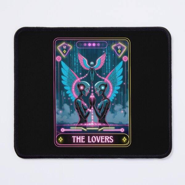 Item preview, The Lovers Tarot Card | Digital Romance & Android Soulmates designed and sold by JB-designstudio.