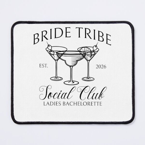 Item preview, Bride Tribe Social Club Ladies Bachelorette Est 2026 Cocktail Drinking designed and sold by pansak.