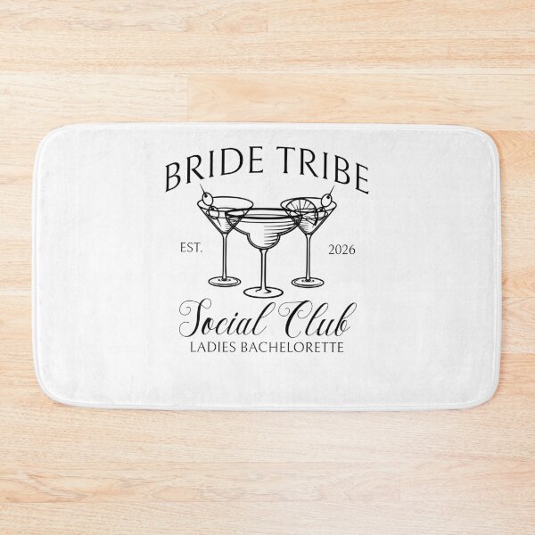 Item preview, Bride Tribe Social Club Ladies Bachelorette Est 2026 Cocktail Drinking designed and sold by pansak.
