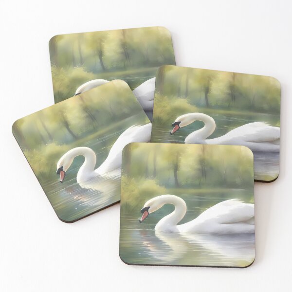 Item preview, White Swan in Lake designed and sold by CalmnessbyChoice.