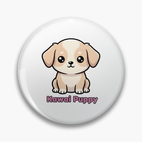 Item preview, Kawai Puppy – Ultra Cute Puppy in Anime Style | Adorable Dog Design for Kids & Fans designed and sold by Fuechse.