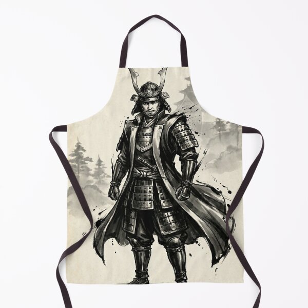 Item preview, Samurai Warrior Ink Illustration | Japanese Armor Art | Feudal Japan Wabi-Sabi Style designed and sold by Mori-no-Akari.