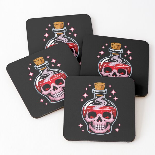 Item preview, Bottle Skull Red Elixire designed and sold by YounexxART.