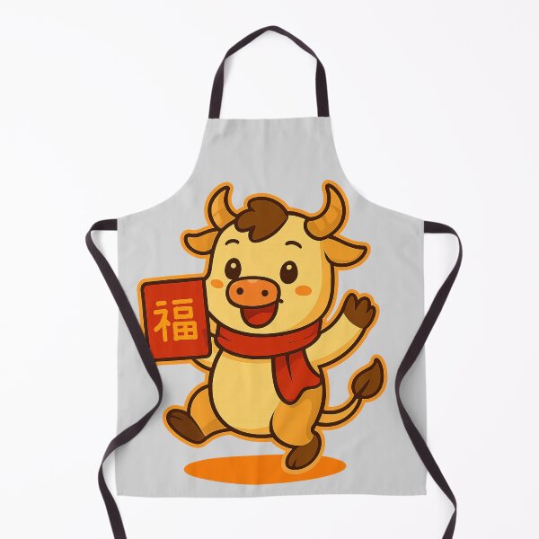 Item preview, Cute Zodiac Ox – Charming Chinese New Year Cartoon Design designed and sold by BalloonNinja.