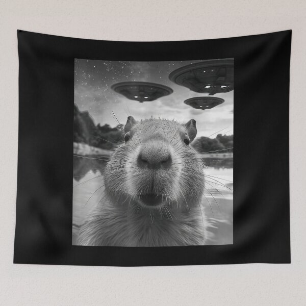 Item preview, Capybara Selfie Art for Men Women Kids , Capybara Gift Lover  designed and sold by DZIRI NAJAT.