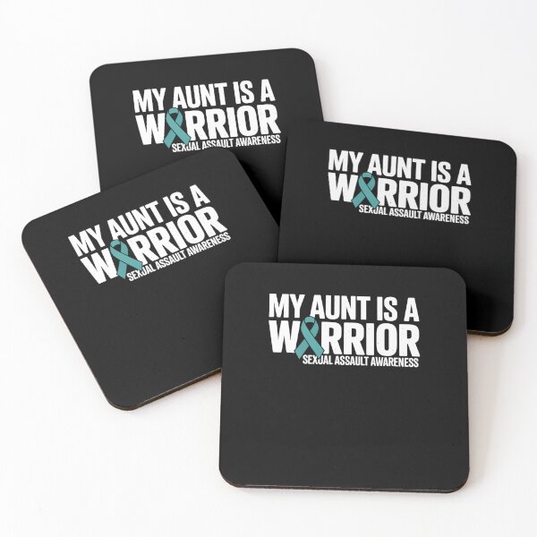 Item preview, My Aunt is a Warrior Sexual Assault Awareness designed and sold by bongsentrang.