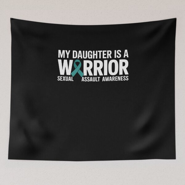 Item preview, My Daughter is a Warrior Sexual Assault Awareness designed and sold by bongsentrang.