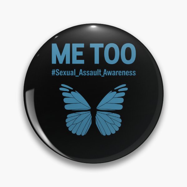 Item preview, Me Too, Teal Butterfly, Sexual Assault Awareness designed and sold by bongsentrang.