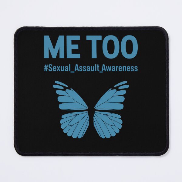 Item preview, Me Too, Teal Butterfly, Sexual Assault Awareness designed and sold by bongsentrang.