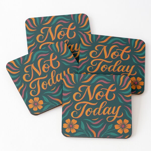 Item preview, Not Today, Cosmic Bloom designed and sold by Chidiwhite Concept .