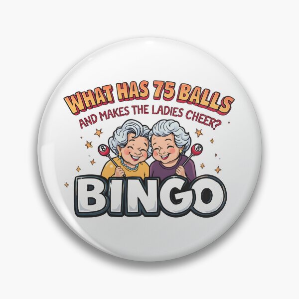 Item preview, What Has Balls and Keeps The Ladies Cheer Bingo designed and sold by LunaMagicStudio.
