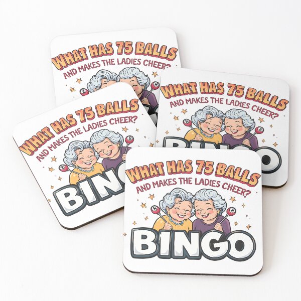 Item preview, What Has Balls and Keeps The Ladies Cheer Bingo designed and sold by LunaMagicStudio.