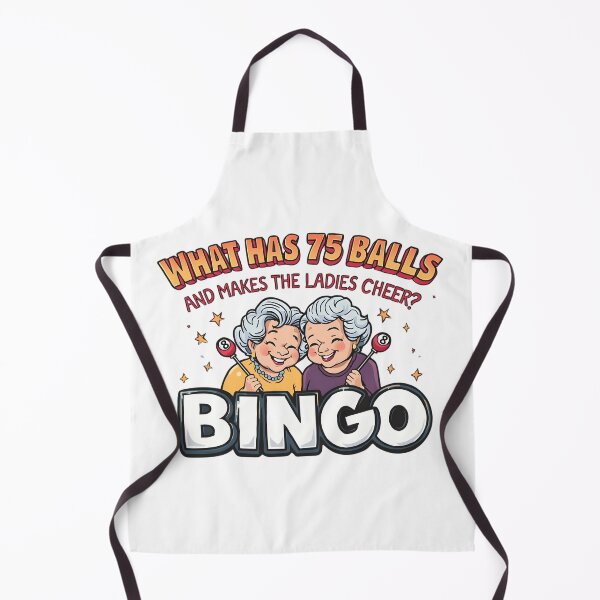 Item preview, What Has Balls and Keeps The Ladies Cheer Bingo designed and sold by LunaMagicStudio.