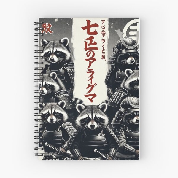 Item preview, 7 Raccoons Samurai Parody designed and sold by Abeshinobi.