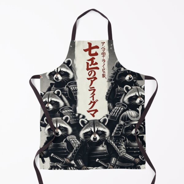 Item preview, 7 Raccoons Samurai Parody designed and sold by Abeshinobi.