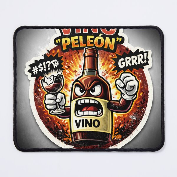 Item preview, Angry Wine – Funny sticker of an angry bottle with a double meaning designed and sold by DrizzyV.