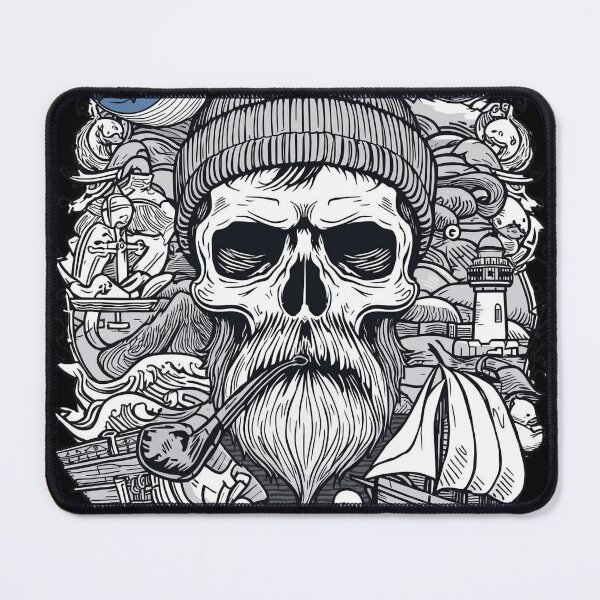 Item preview, Nautical Sailor Skull Marine Adventure and Sea Elements designed and sold by Bone & Blade.