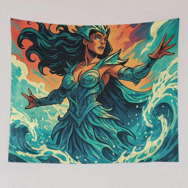 Item preview, Eurybia, Greek Titaness goddess of power over the seas | Comics stylCartoone -  designed and sold by ComicsFactory.