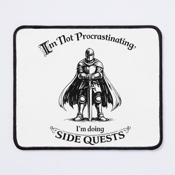 Item preview, I'm Not Procrastinating I'm Doing Side Quests designed and sold by LunaMagicStudio.